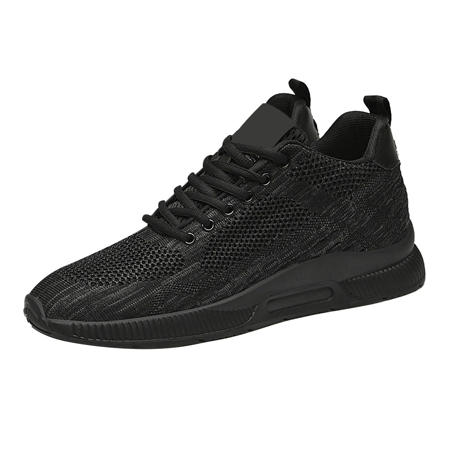 Height Boosting Shoes for Men Height Boosting Shoes Height Increasing Shoes Men's Invisible Height Increasing Elevator Shoes - Ultra Light-Weight Lace-up Sporty Walker - 2.8 Inches Taller