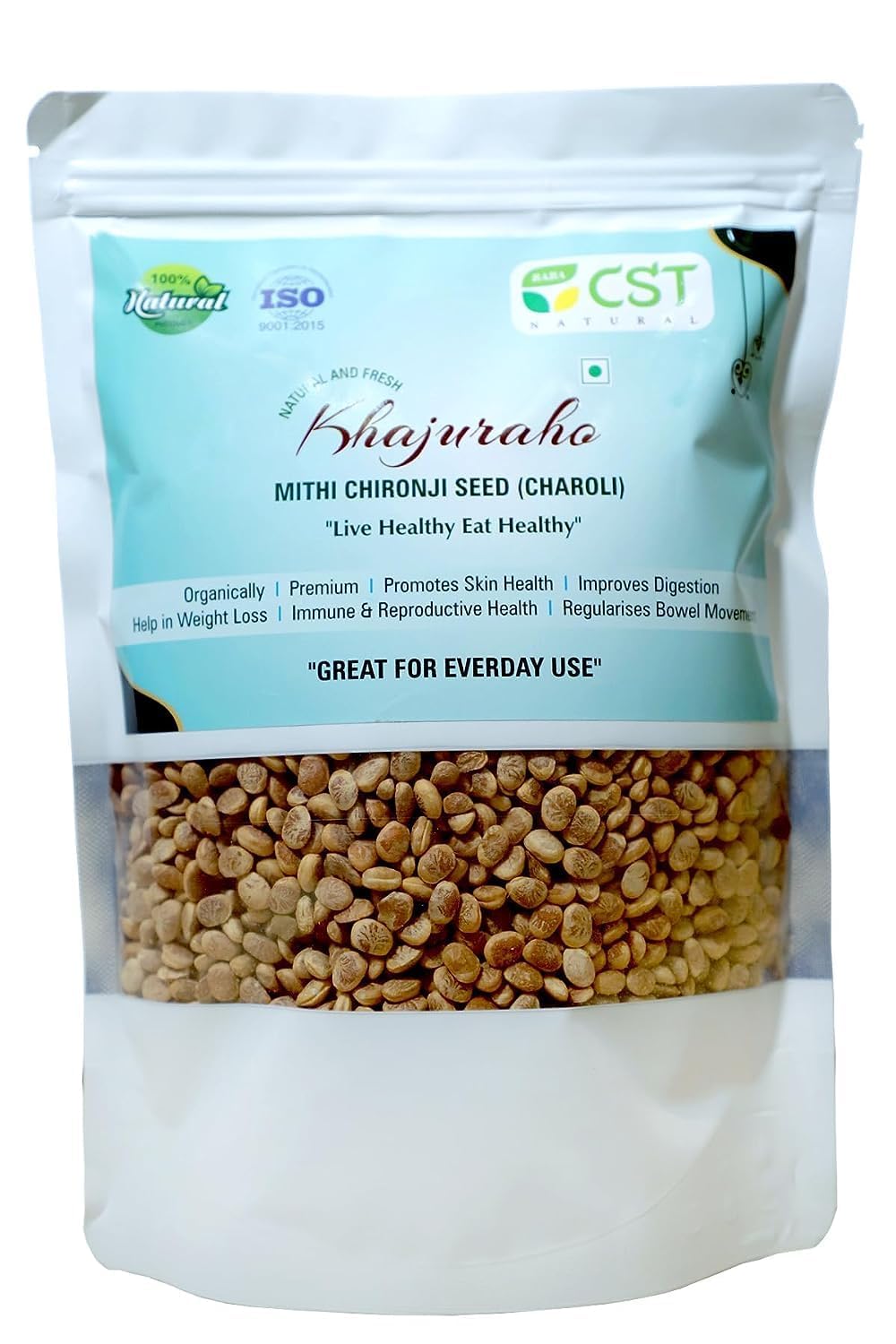 Organic Chironji Seeds (200 Gram) Chirongi Dry Fruit (Almondette/Charoli Seeds) | Weight Loss | Improve Digestion | (200 Gram)