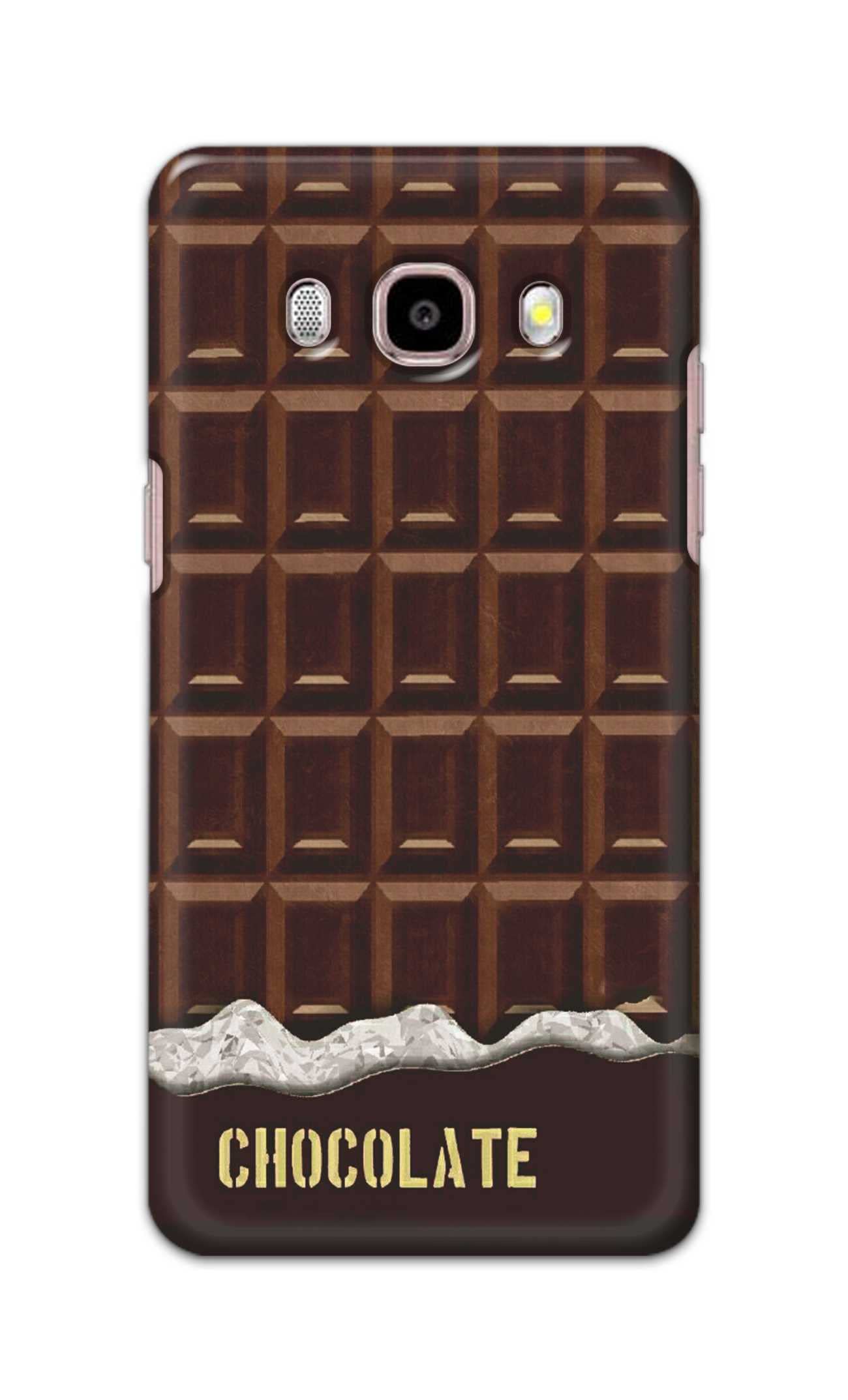 TweakyMod Designer Printed Hard Case | Chocolate Bar Back Cover Compatible with Samsung J5 2016