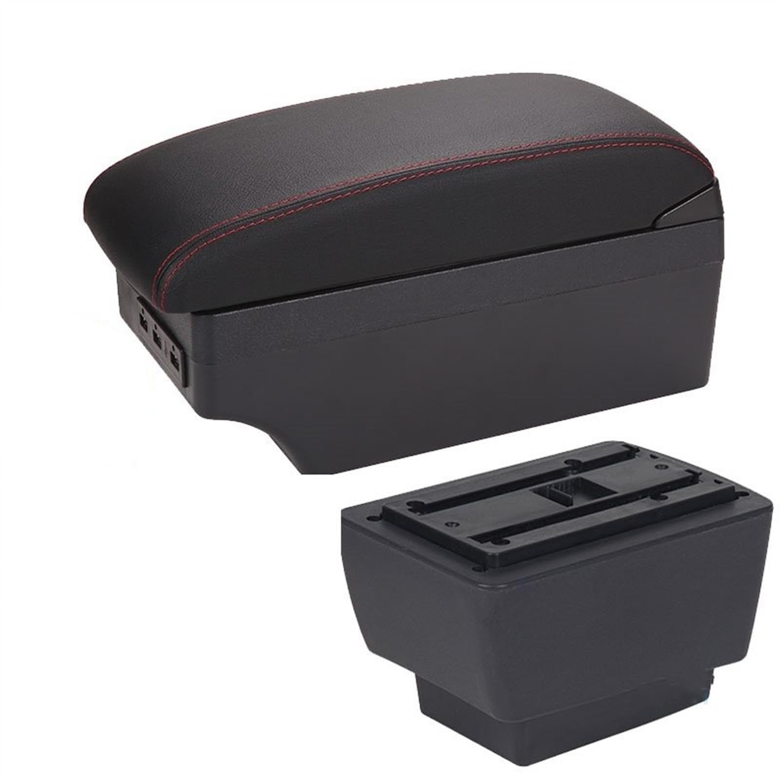Hjkdsz Type A For Skoda For Fabia Iii For Combi 2015-2020 Armrest Center Console Organizer Box Double Layer Storage Accessories(Type A)