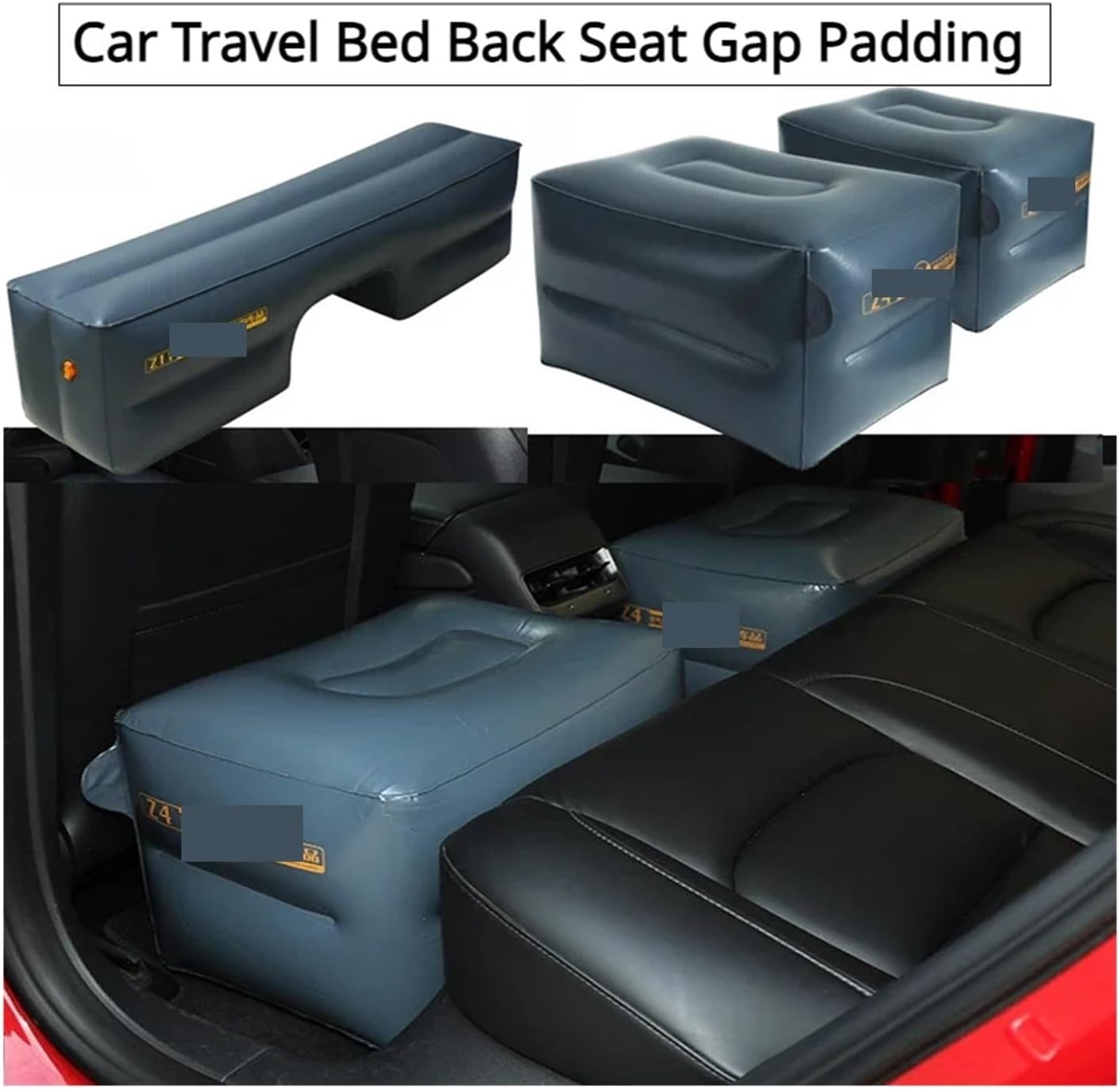 Car Air Bed Car Travel Bed Back Fit for Seat Gap Padding Inflatable Air Mattress Universal Rear for Pad Cushion Accessories 2017-24 Universal(Z5)