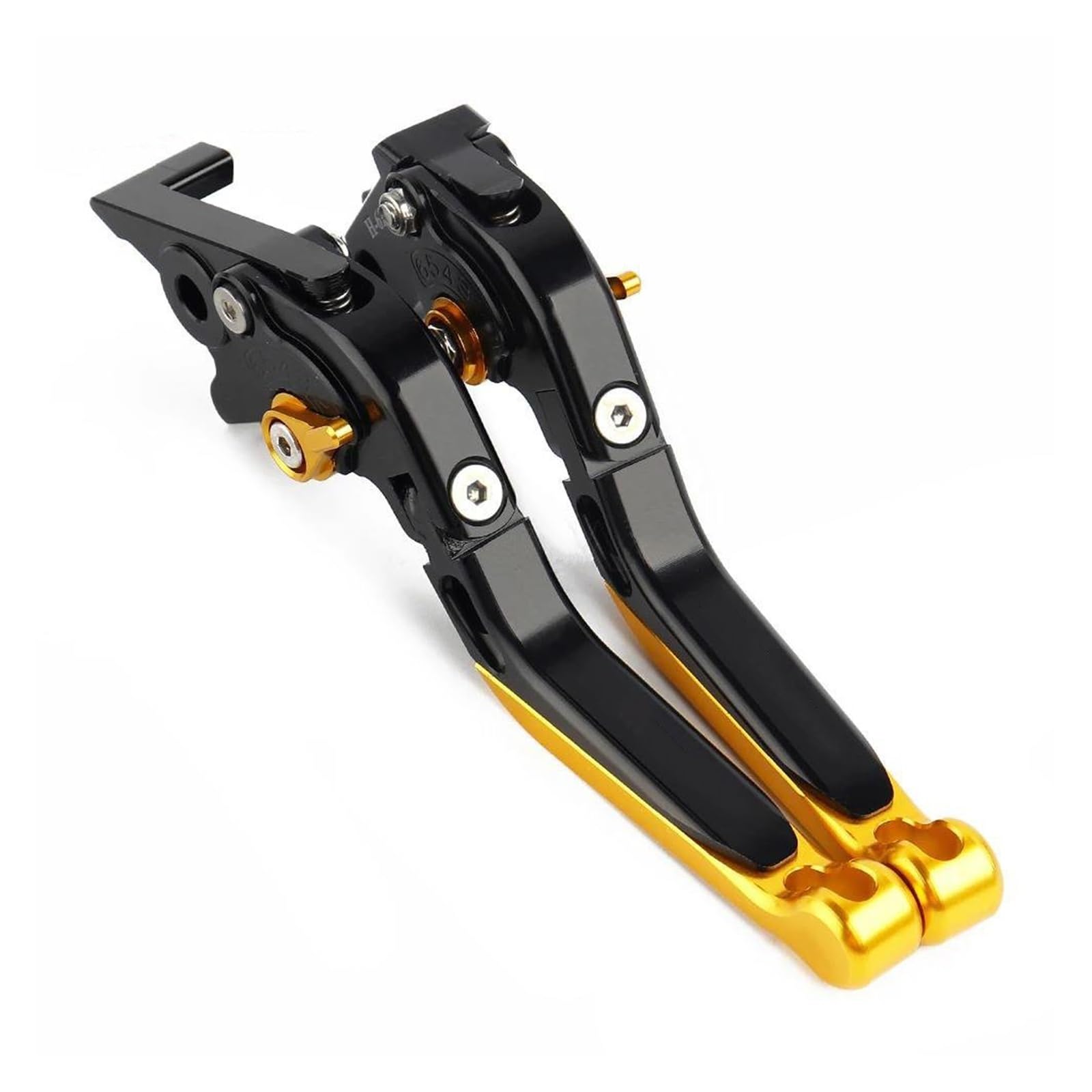 Usqbuzhhk Black Gold Brake Clutch Lever Motorcycle Handle Brake Clutch Folding Brake Clutch Levers For Cb400 Sf Cb400sf Vtec Revo 2002-2022(Black Gold)