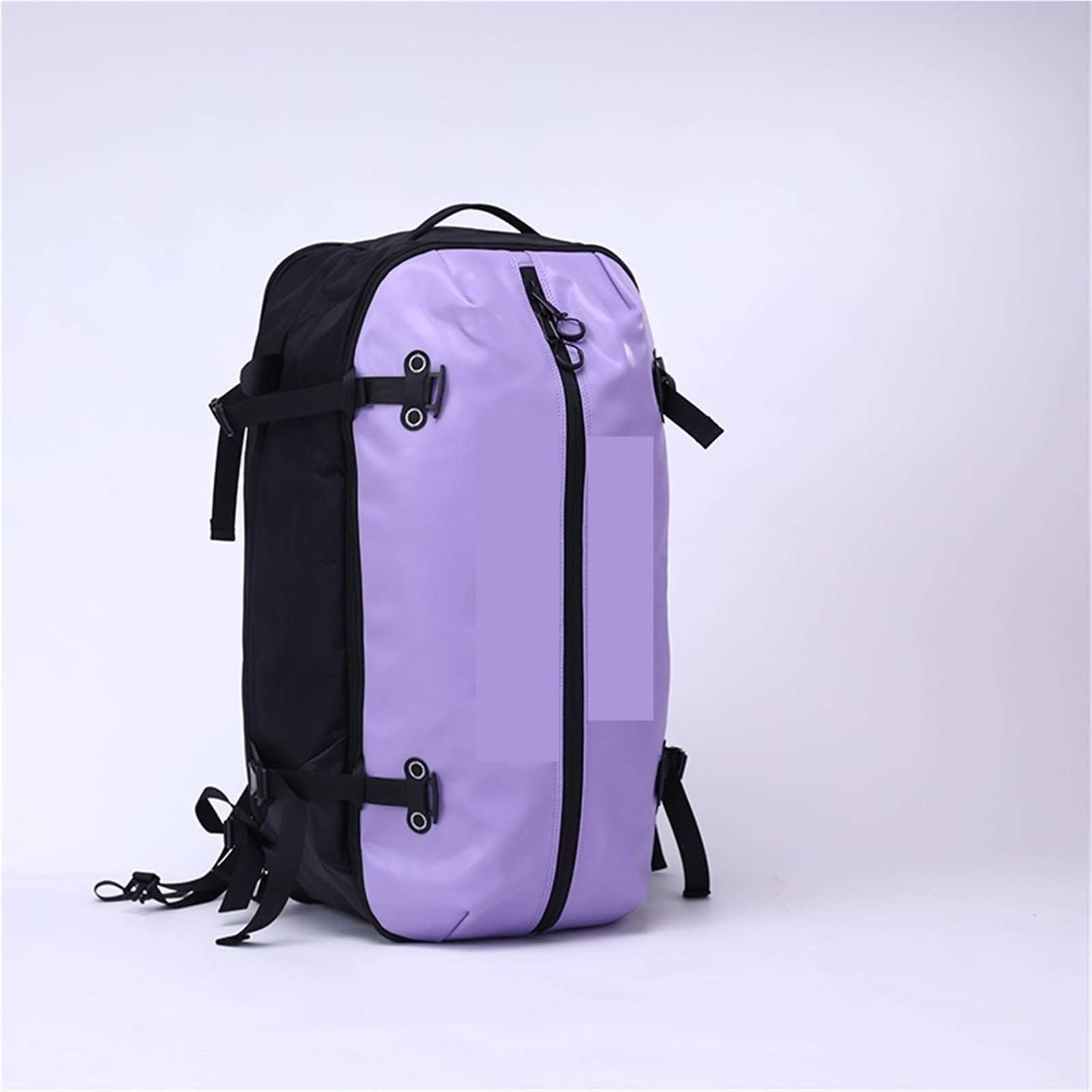 Skischuhtasche 55L Ski Snowboard Rucksack Rollschuhe Taschen Ski Helm Tasche Ski Schuh Tasche(Purple)