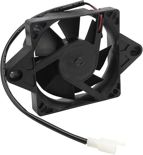 Ventilador de refrigeración negro de 12 V 15 W, accesorio eléctrico universal para 150cc 200cc 250cc moto ATV Go Kart kit de montaje