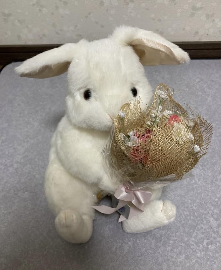 日本製 オオイケ ぬいぐるみ レトロ うさぎ 昭和レトロ 白うさぎぬいぐるみ オオイケ 希少な日本製 約60cm