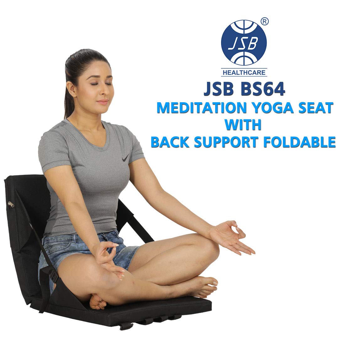 yoga seat with backrest