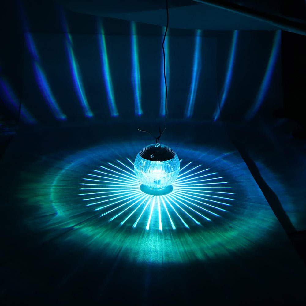 Lámpara de bola subacuática flotante al aire libre Color de energía solar Cambio de la piscina Luz de noche de la fiesta para el jardín del estanque del patán-7 colores