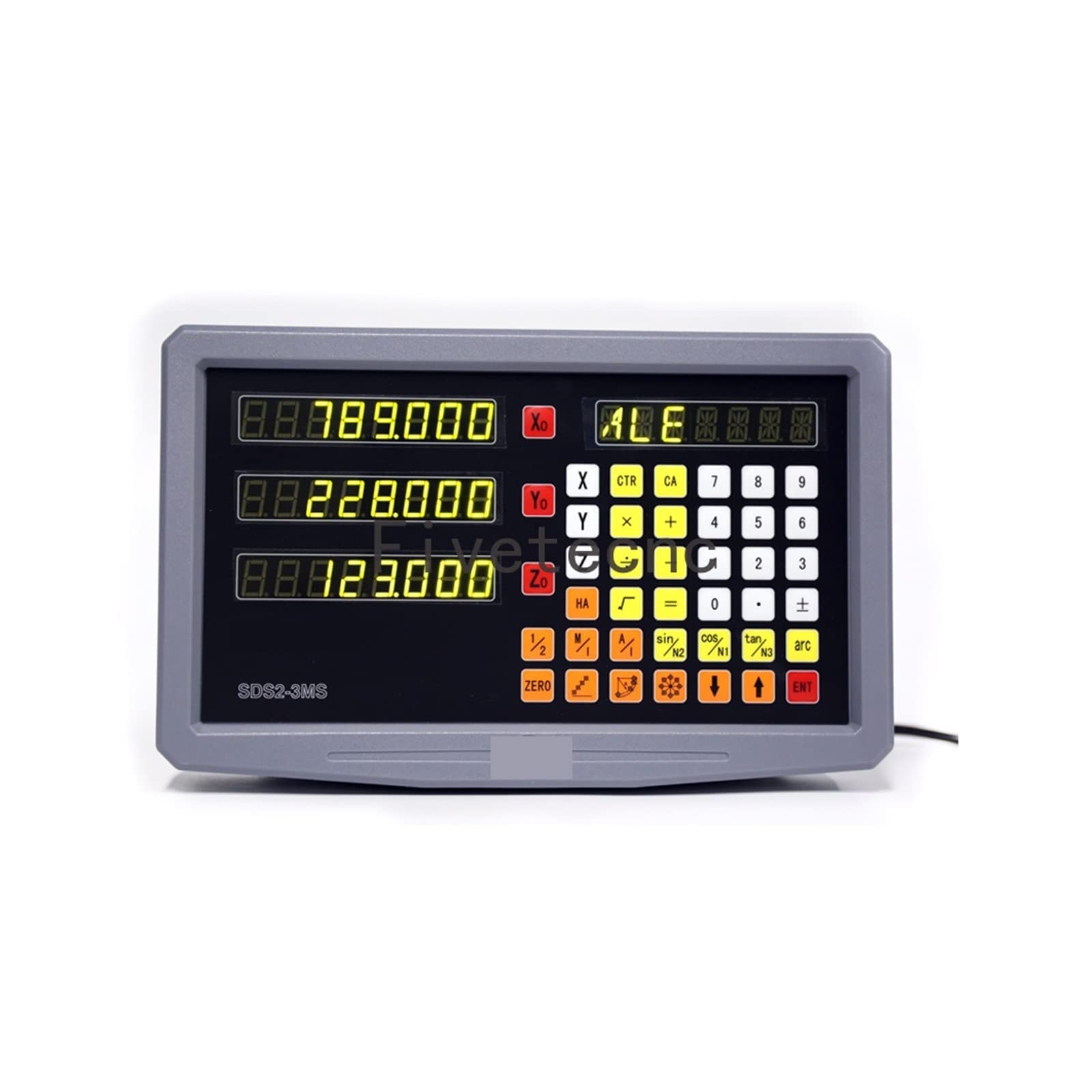 SDS3MS Kit DRO de Lecture numérique à 3 Axes et 3 pièces KA300 règle de Haute précision encodeur Optique à échelle linéaire pour Tour fraiseuse EDM(3 Axis DRO)