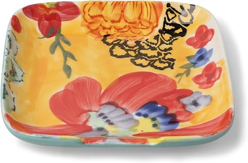 Miniatura 8 de Colorido soporte de cuchara pintado a mano de 4.75 pulgadas de cerámica para encimera de cocina, estufa de cocina, apto para lavavajillas, multicolor