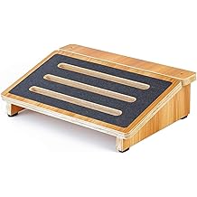 StrongTek Ergonomic Foot Rest Support, Under Desk Footrest, Non-Slip Foot Stool, 4" High, Improve Posture, Reduce Fatigue &amp; Pain, 300lbs Capacity, Ideal for Office &amp; Gaming, Enhance Health and Comfort