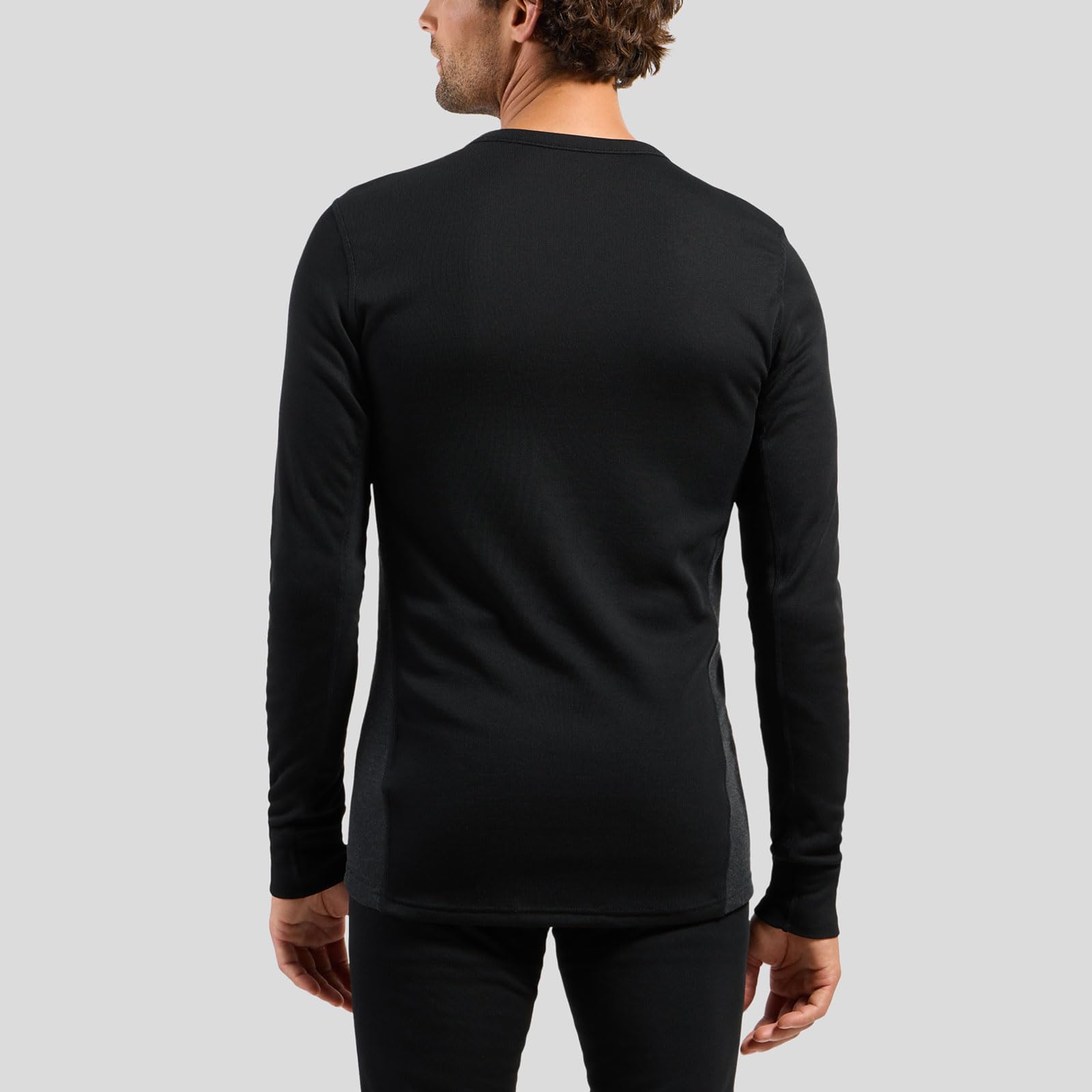 Odlo Active WARM Special Set, Black Black - Dark Grey Melange - XL
