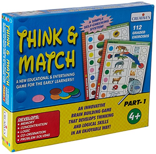 Creative Educational Aids P. Ltd. Think And Match - 1 (Multi-Color)