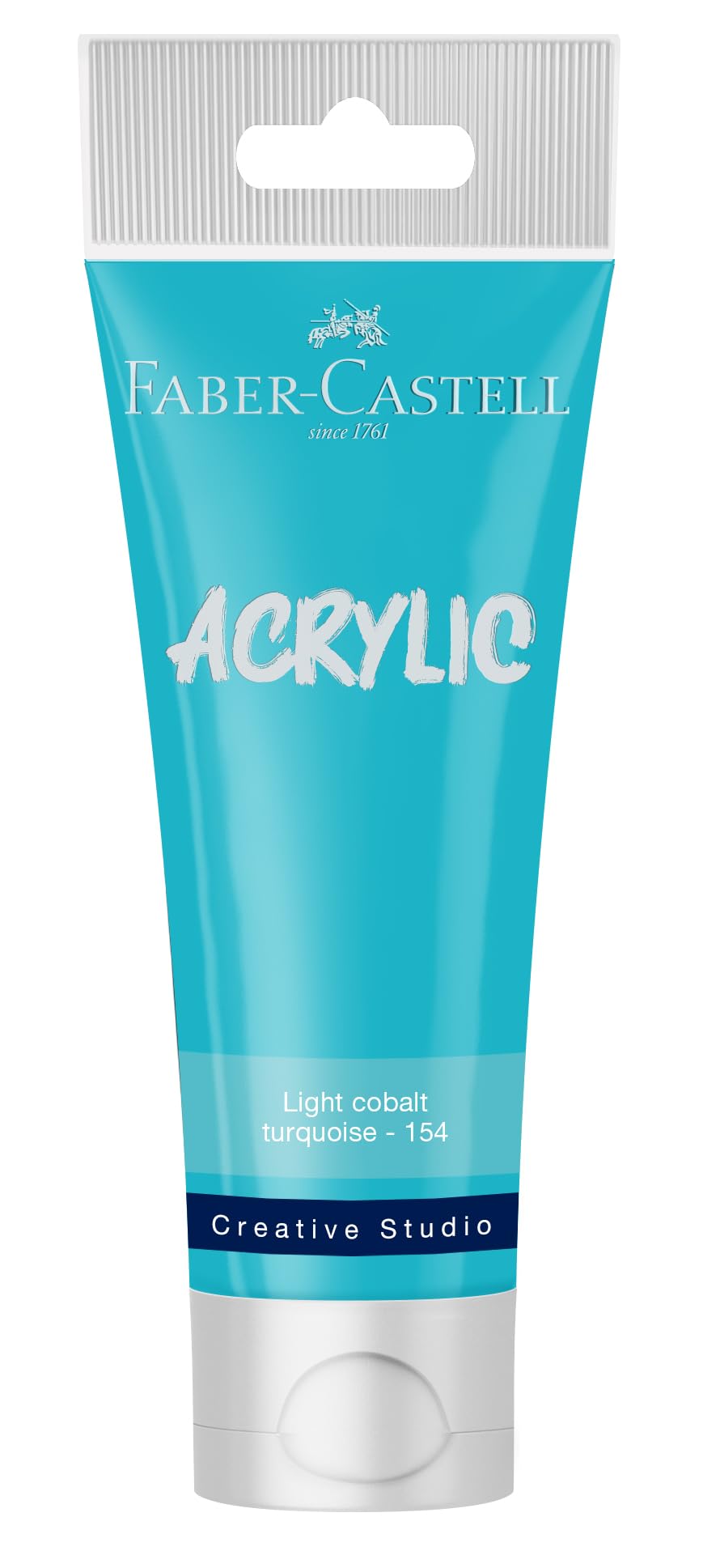 Faber-Castell Creative Studio Acrylic TUBE120ML-LIGHT Cobalt Turquoise 154-image-17