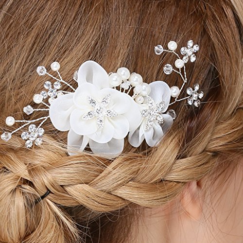 Tiara argento nuziale vintage di cristallo strass