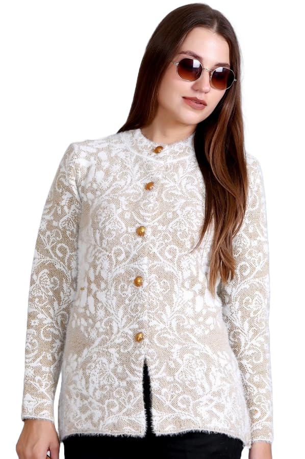 eWoolsWomen Round Neck Sweater || Woolen Full Sleeves Sweater