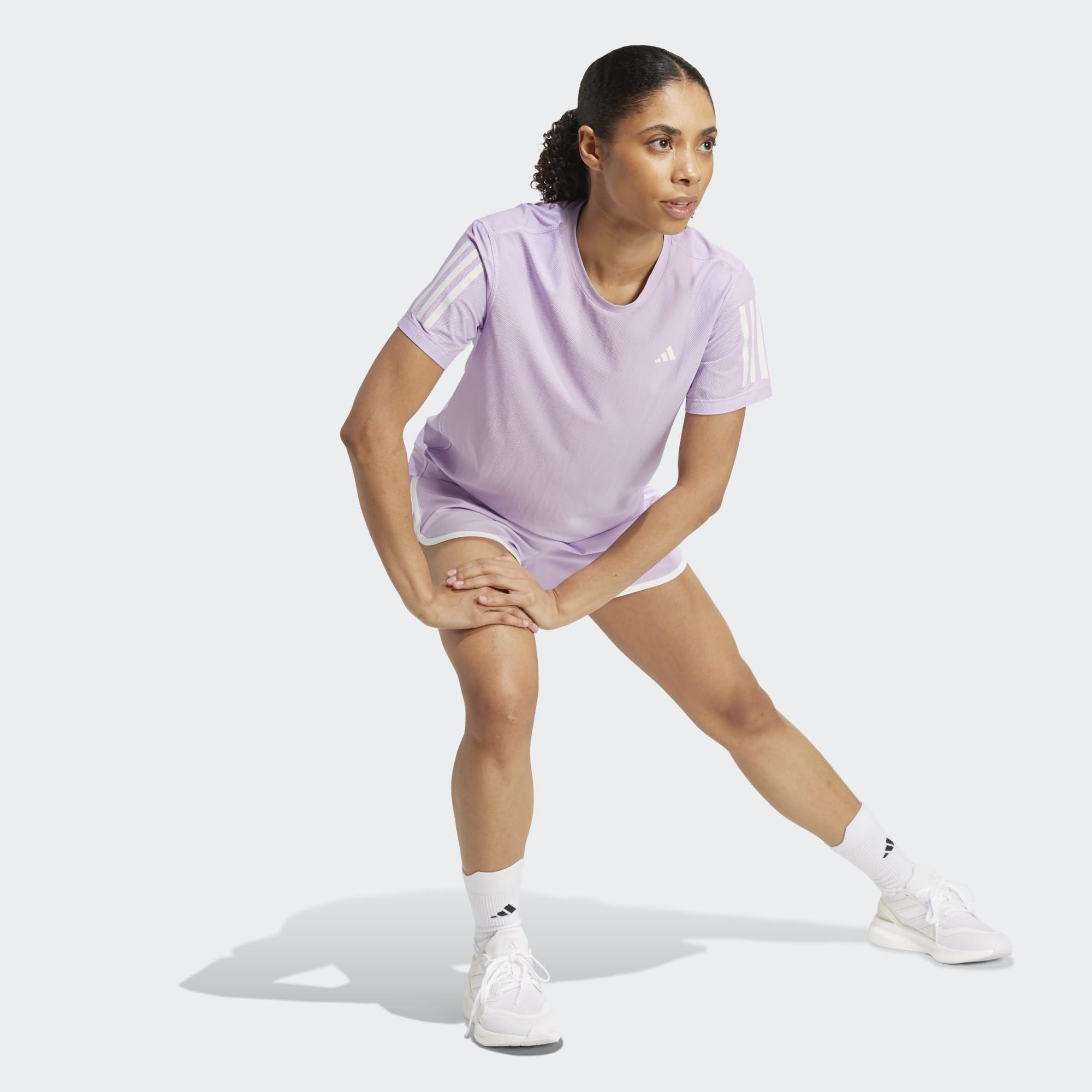 adidas Kobiety Own The Run Base Tee, Powder Plum, L