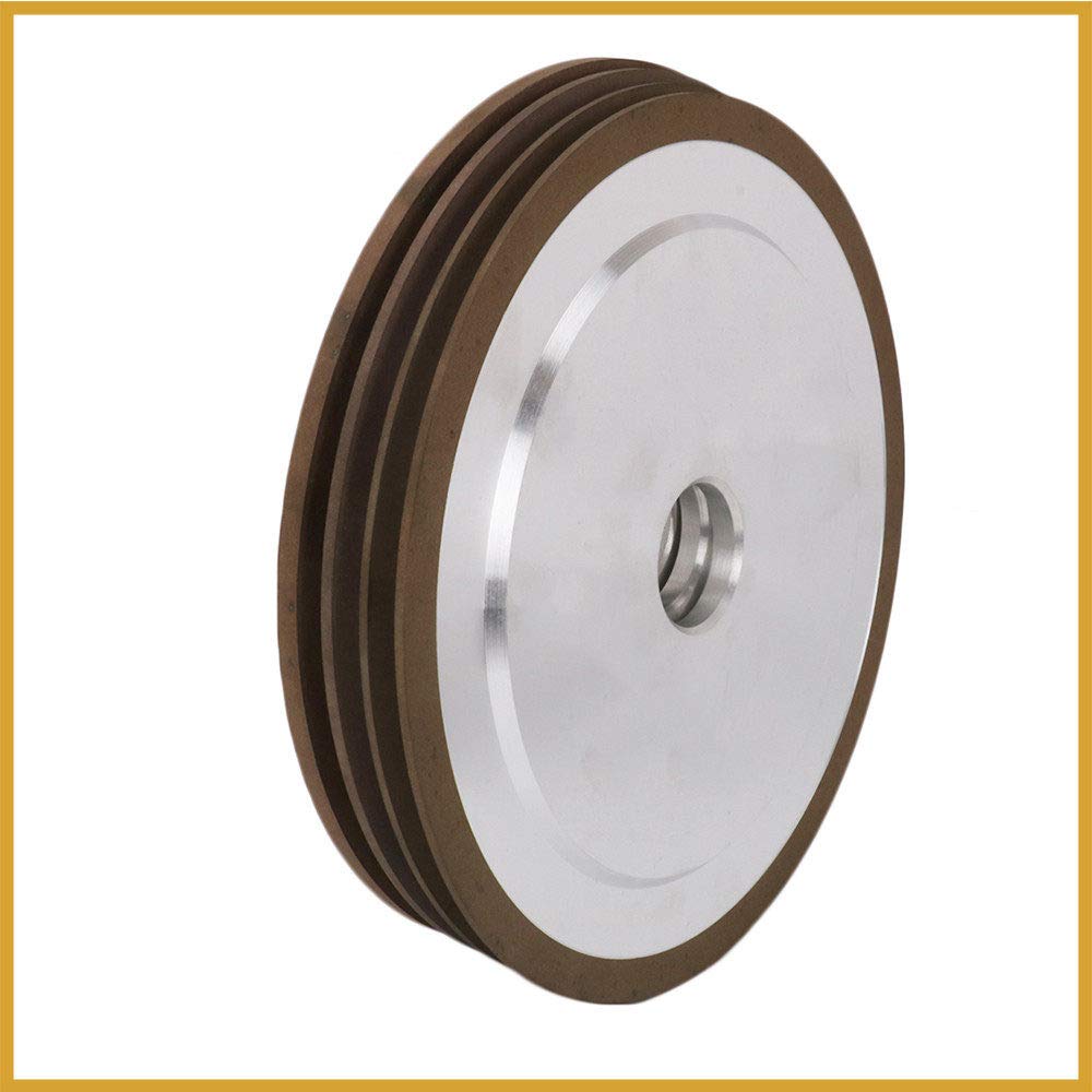 Mola diamantata Disco da taglio Smerigliatrice per legante in resina per affilatrice per frese in acciaio al tungsteno 100/125 / 200mm 240Grit 1Pc, 200x32x10x2.2mm