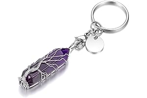 Life Tree Crystal Healing Keychain