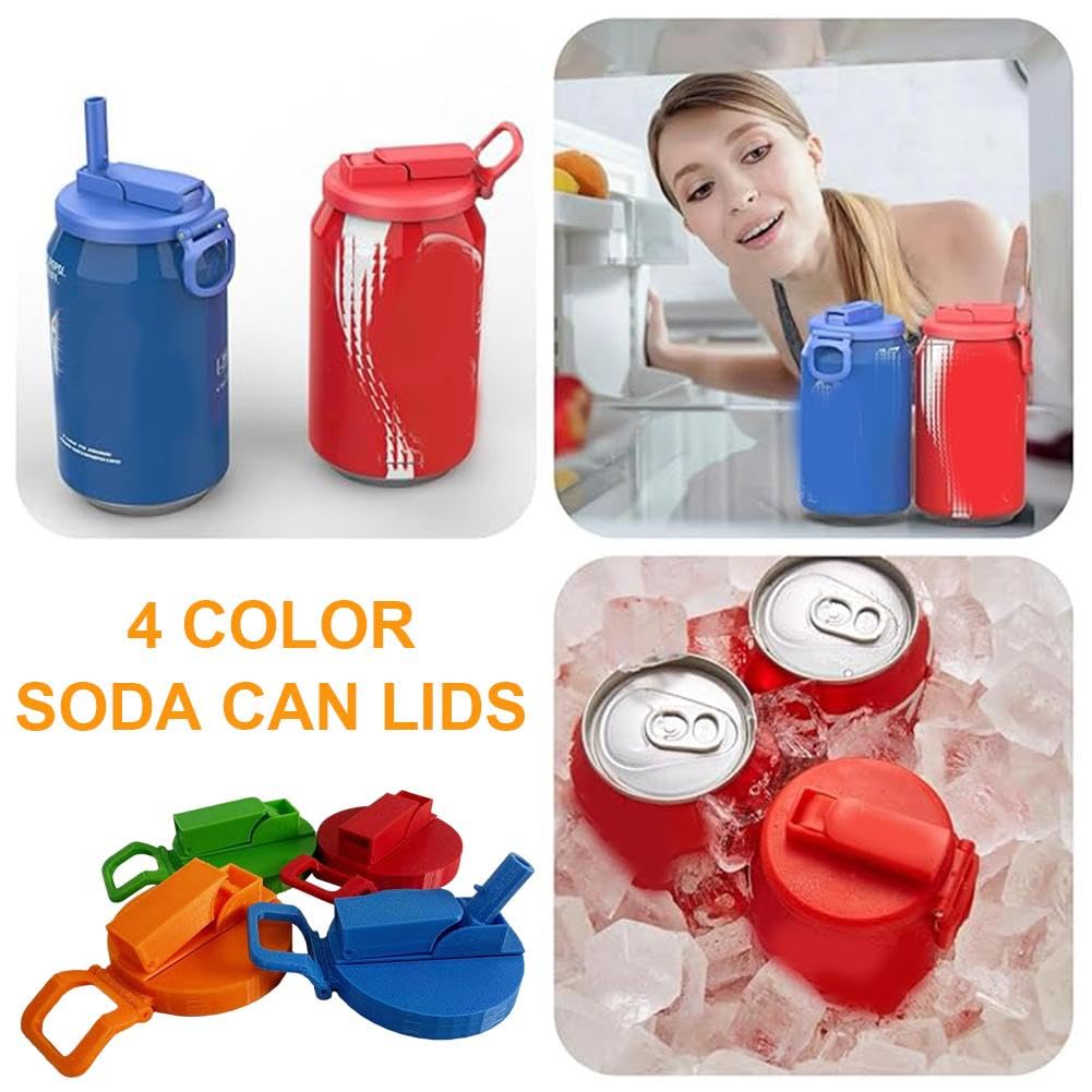 6 Tappi Riutilizzabili Per Lattine | Anti Rovesciamento E Anti Insetti | Ecologici E Colorati - Foto 4