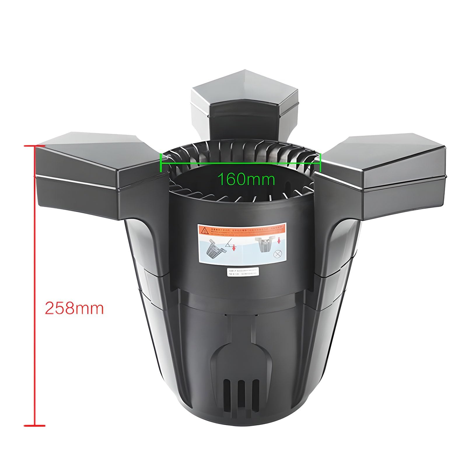 Skimmer Galleggiante Per Laghetto, Estrattore Automatico Per La Pulizia Del | Skimmer Ad Aspirazione D’Acqua 43W/70W, Robot Skimmer Per Piscina, Per Laghetti Da Giardino E Piscine Fino A 15m³(45W)