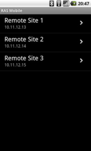 RAS Mobile – vue 2