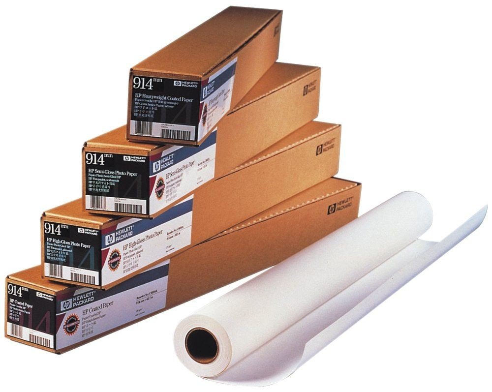 Plotterpapier 610mmx45,7m HP C6035A 24' 90g