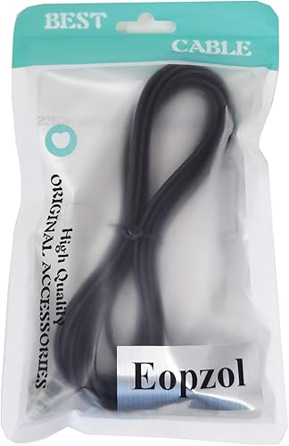 Miniatura 4 de Part Express Eopzol - Cable de línea telefónica de 10 pies 6P4C RJ11 DSL para módem, fax a pared, color negro