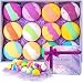 Aprilis 12 Bath Bombs Gift Set, Handcrafted Vegan Bath Bomb Set with Different Organic Essential Oils, Perfect Birthday Gift Idea For Her, Women, Teen Girls and Kids