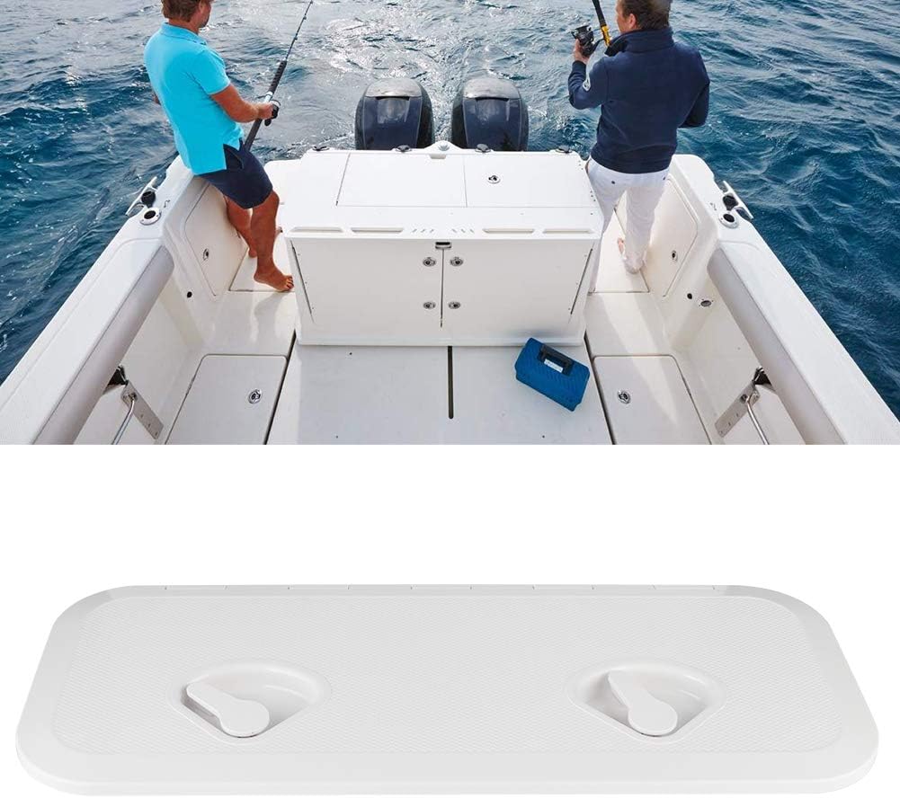 Acouto boat access hatch- Deck Access Cover,ABS Deck Access Inspection Cover Double Handle Anti- Marine Boat Yacht Parts,RE-243-607