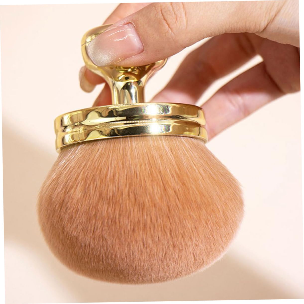 Didiseaon 3 Piezas Brocha maquillaje y esponjosa brochas maquillaje pinceles maquillaje cepillo polvo fijador brocha maquillaje en polvo fijador multifunción pintura rubor