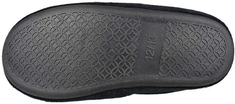 Little Kids Big Boys Warm Slippers with Soft Memory Foam Slip-on Indoor Football Slippers - Image 4