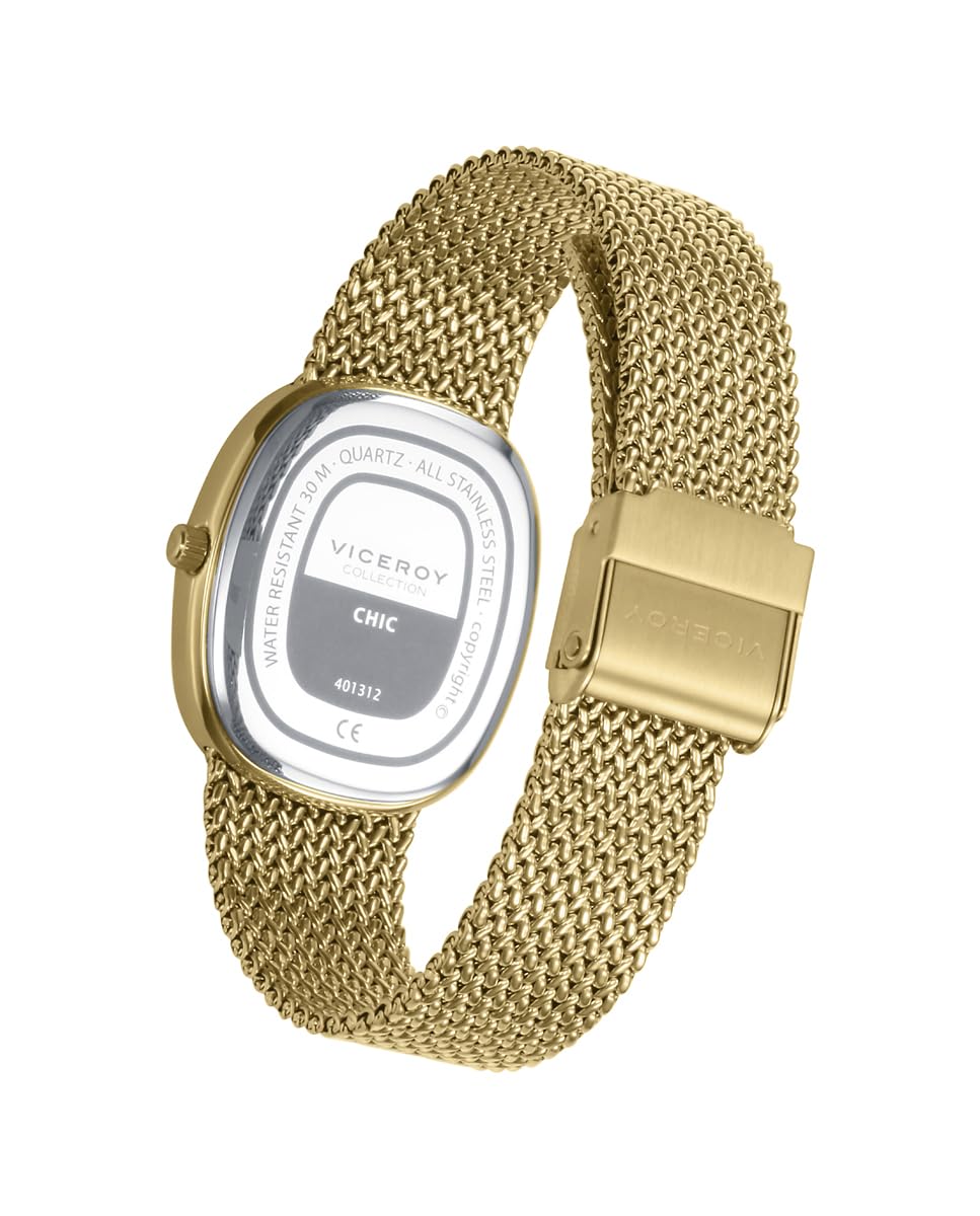 Viceroy Reloj Analógico Mujer de Acero Inoxidable - 31 mm - Movimiento de Cuarzo - 401312