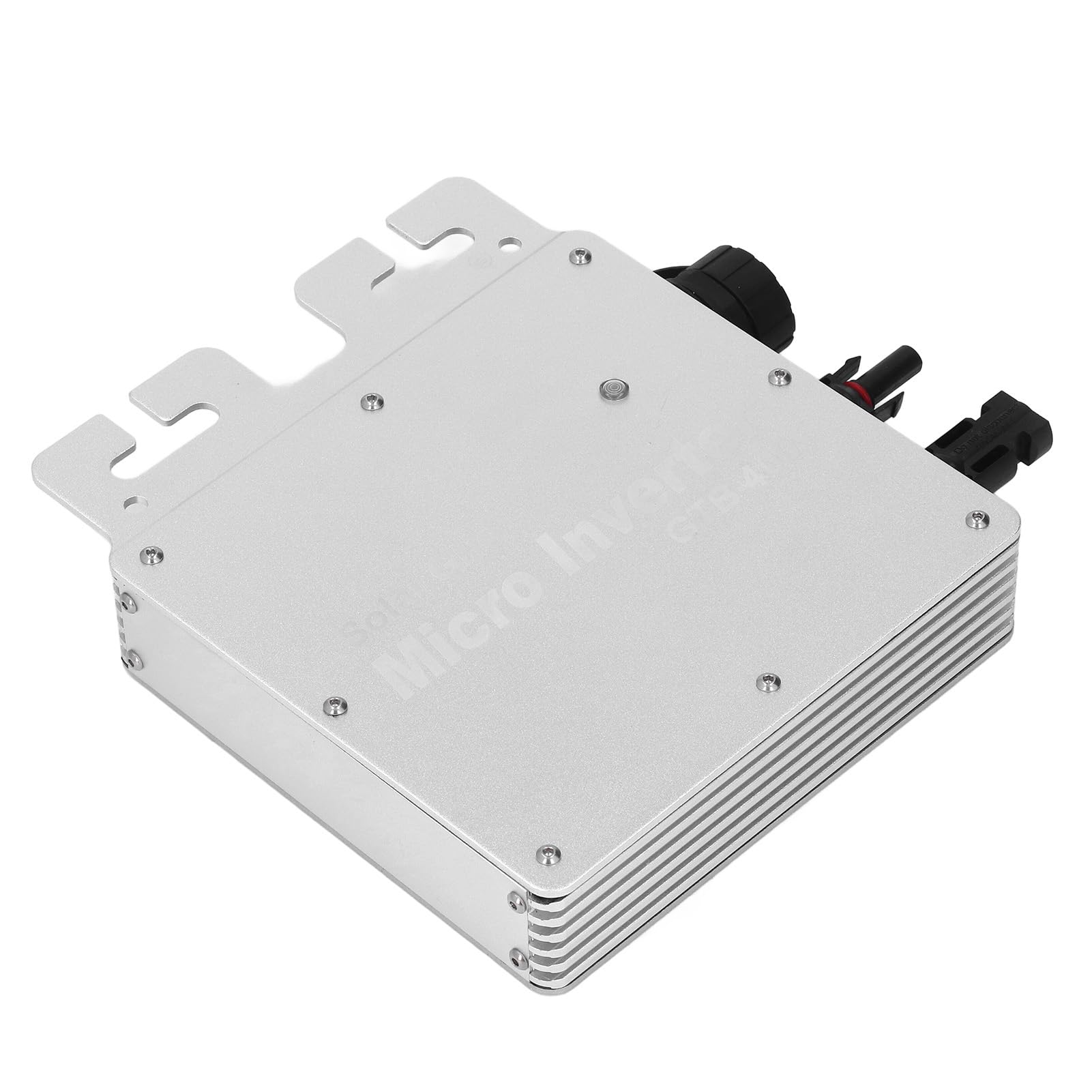 Controlador Solar MPPT, Inversor Solar Multifunción de Alta Eficiencia WIFI y Control de Aplicaciones Fácil de Instalar con Piezas de Montaje para Estación Base (Plata)