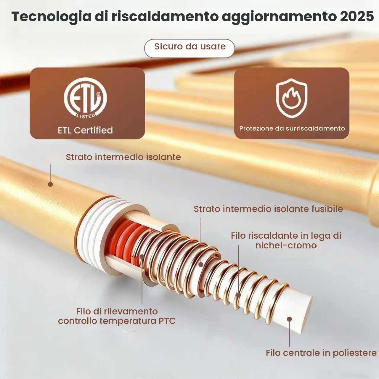 Termoforo Coperta riscaldante 100 x 50 cm con spegnimento automatico, tecnologia di riscaldamento rapido Termoforo elettrico, termoforo sicuro per schiena, collo, spalle (grigio)