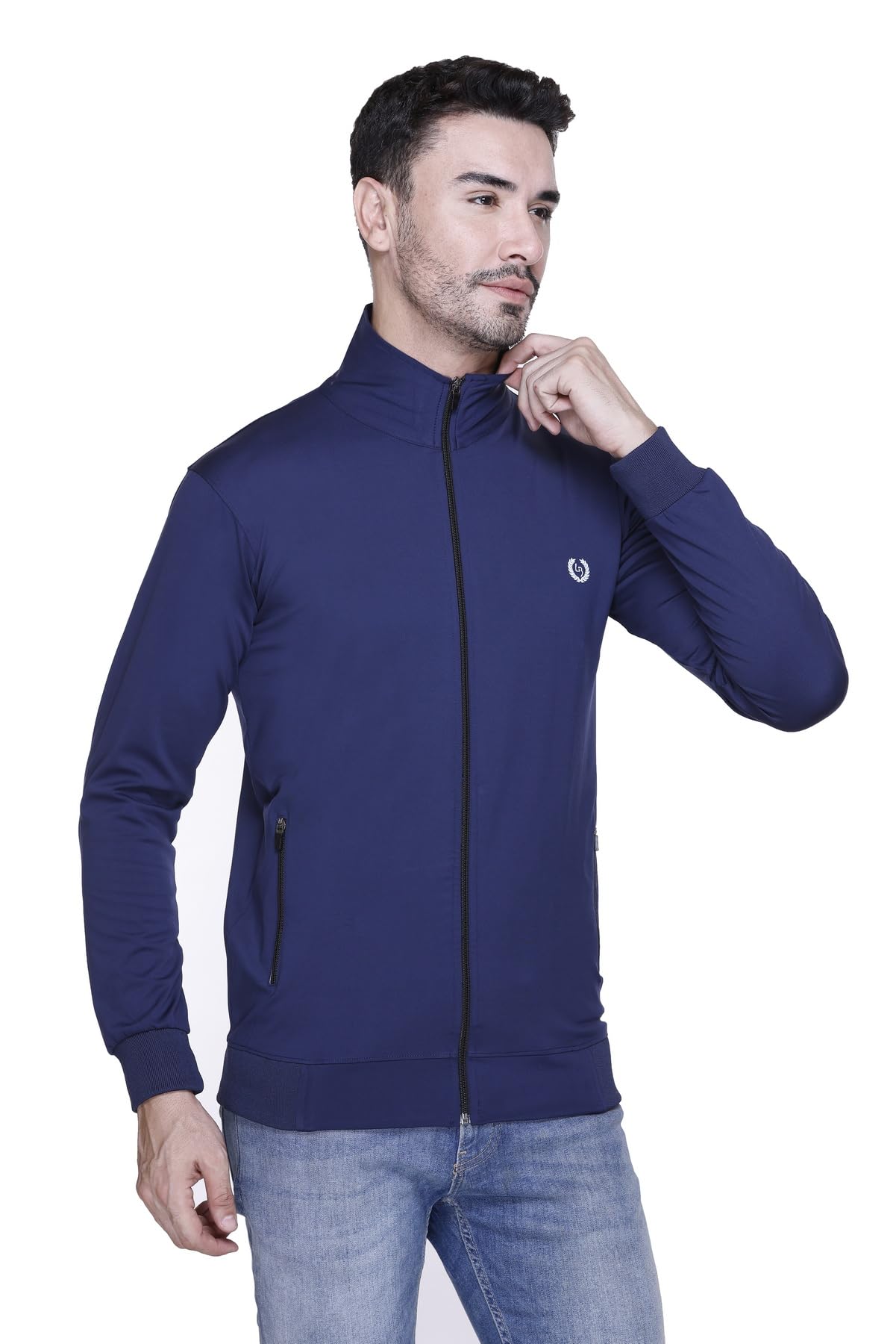 Leebonee Mens Solid Dri Fit Jacket with Zip Pockets-picture-13