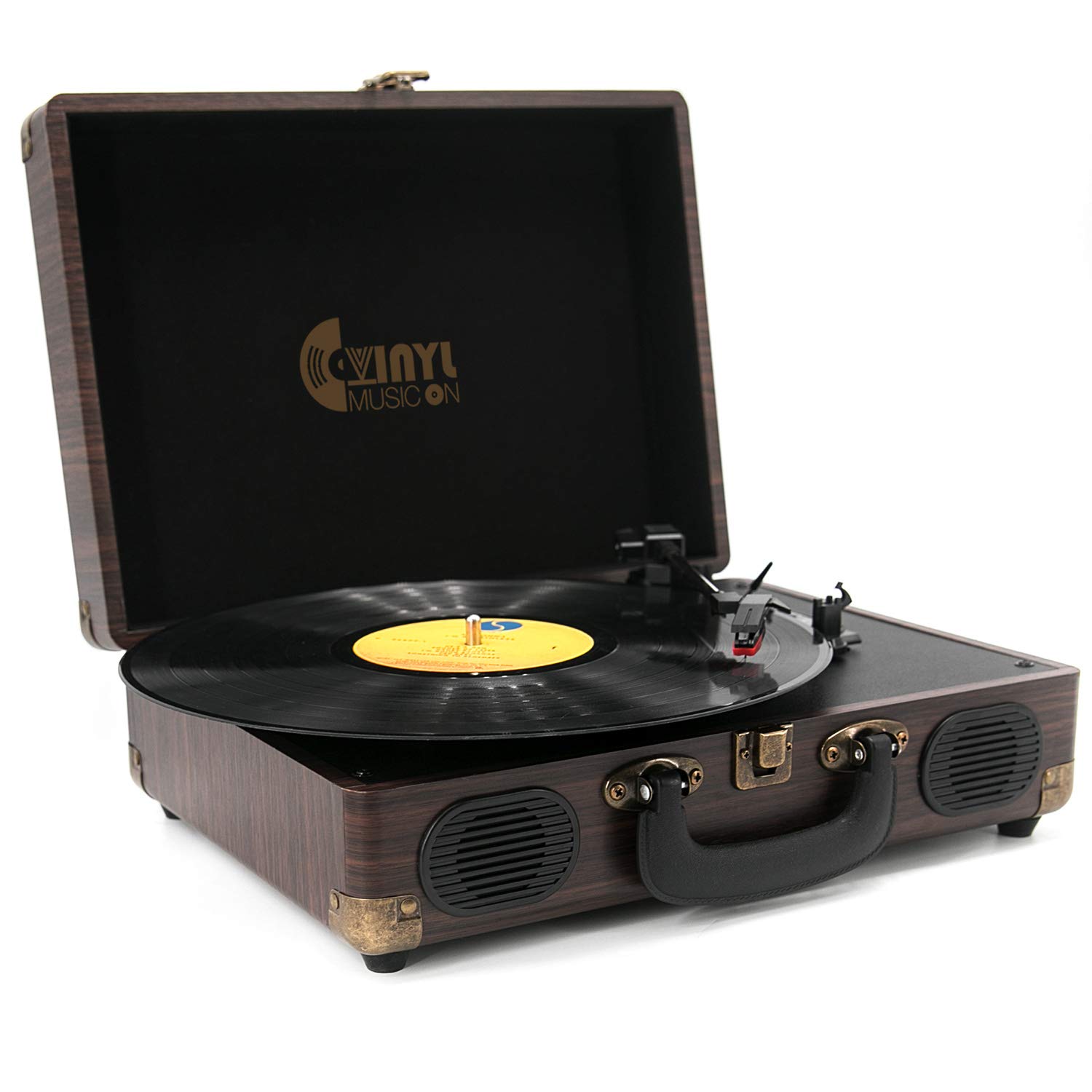 built in record player