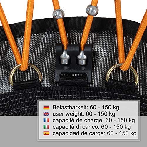 Ampel 24 Minitrampolin rund oder hexagonal, Fitness Trampolin mit Bungee-Seil-System,verstellbare Elastobänder für den… – Bild 5
