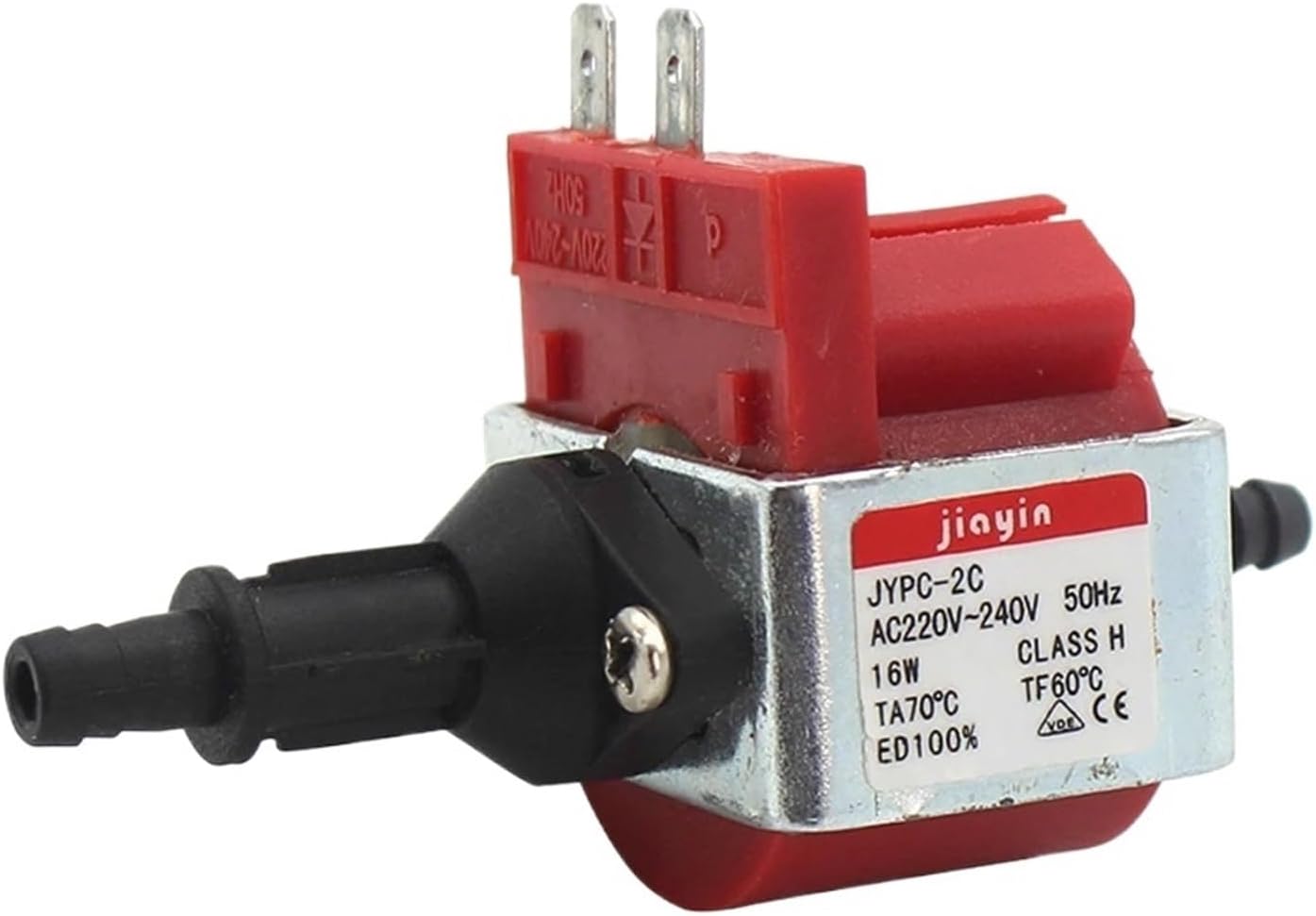 JYPC-2C AC 220V - 240V 16W Electromagnetic Solenoid Water Pump 2.5 Bar for Electric iron, steam mop/garment steamer,etc