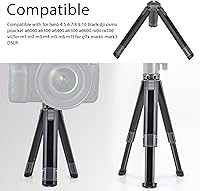 Vista 5 de Mini trípode extensible para cámara, mango de video portátil, palo para selfie, Vlog Travel Small Phone Trípode de escritorio, para proyector