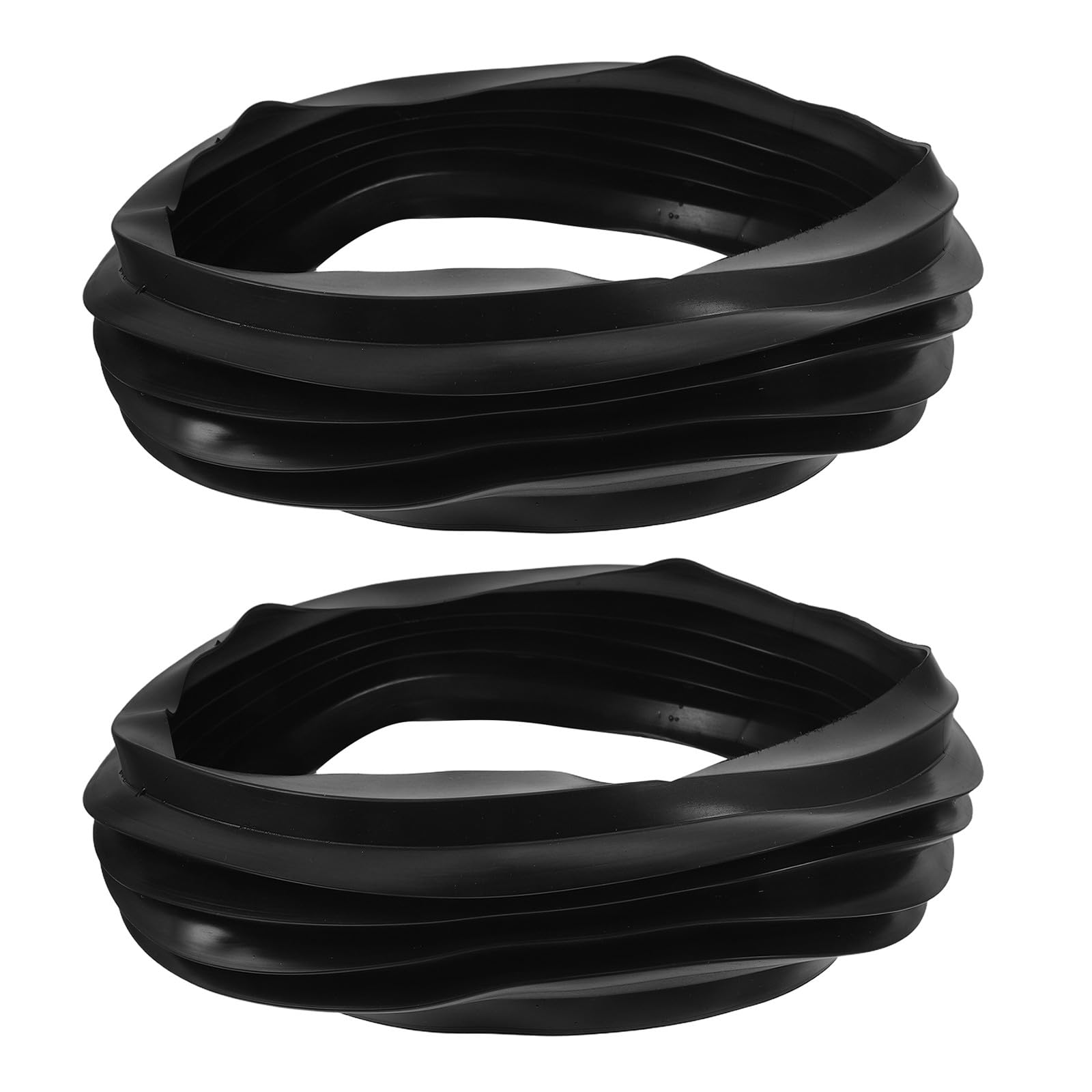 2pcs Heavy Duty Rubber Seal Rings for Salon Shampoo Bed Replacement Parts Gaskets for Hair Washing Sink Repair and Deformation-Resistant Accessories for Professional Use