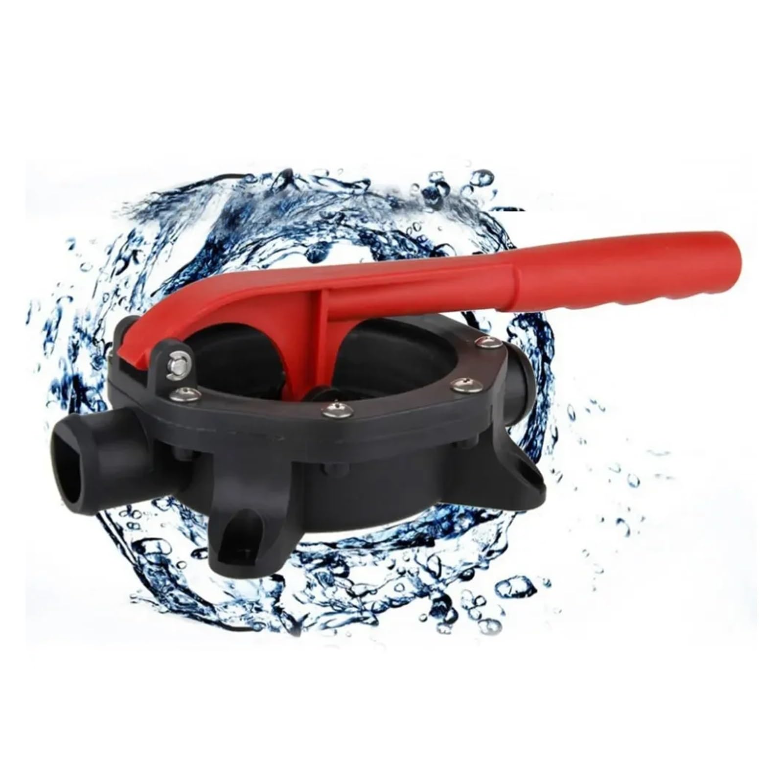 - 720GPH Manual Diaphragm Boat Marine Bil Plastic Water Self-Priming Pump Pumping Saltwater for RV Marine Agricultural & Industrial