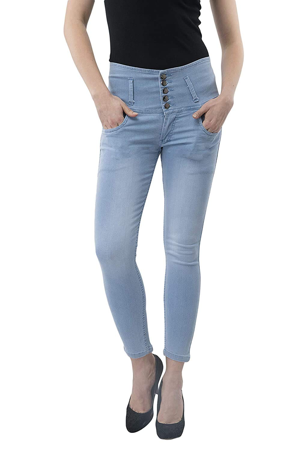 ben martin Women's Skinny Fit Mid Rise Jeans-picture-53