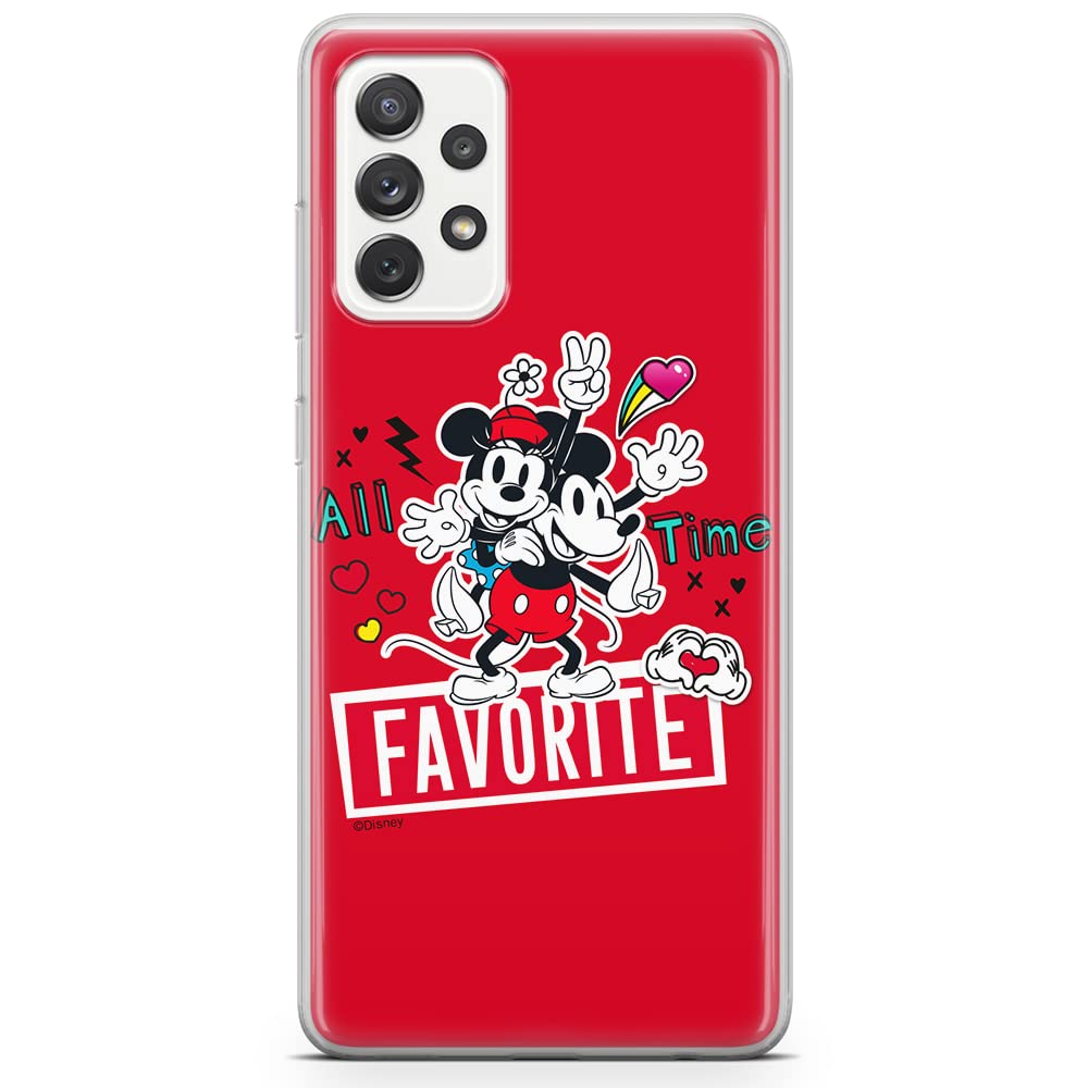 ERT GROUP mobile phone case for Samsung A33 5G original and officially Licensed Disney pattern Mickey & Minnie 011 optimally adapted to the shape of the mobile phone, case made of TPU