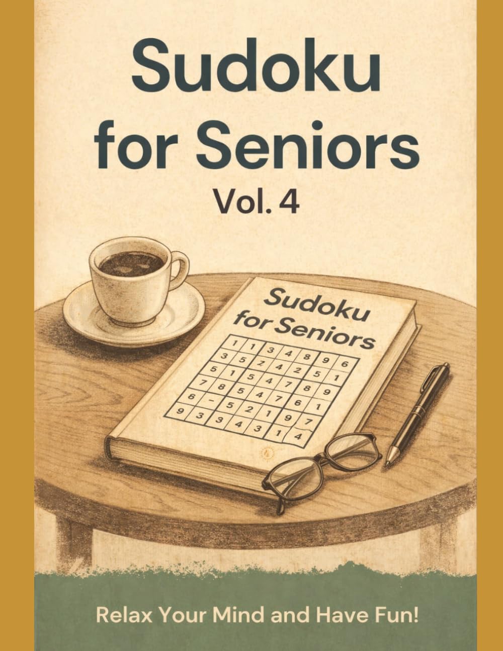 Sudoku for Seniors Large Print Puzzle Book with Easy to Read Grids and Relaxing Brain Challenges vol.4