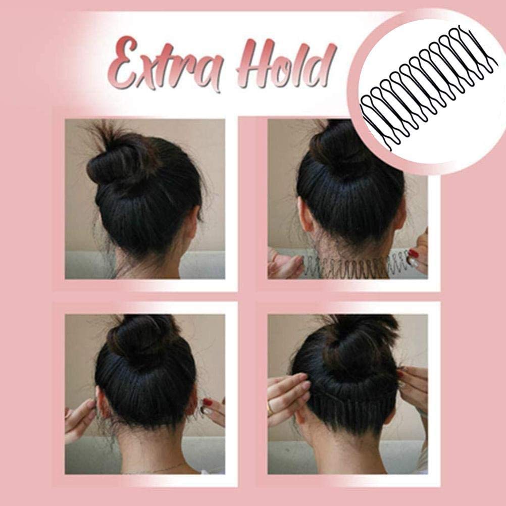 U Shape Hair Finishing Fixer Comb, Invisible Fringe Comb Clip, Bobby Pins Mini Bangs Holder Styling Tool (1pc (M)) - Image 3