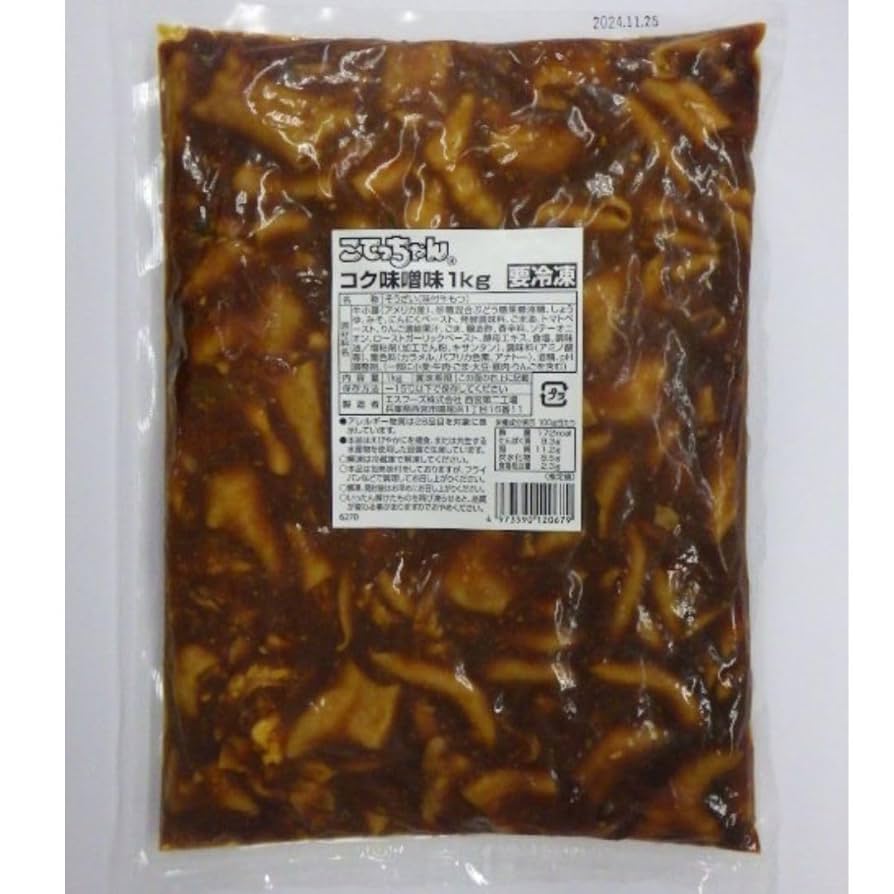 てっちゃん商品 Amazon.co.jp: エスフーズ【冷凍】こてっちゃん コク味噌味