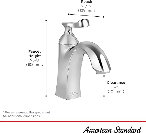 Miniatura 5 de American Standard 7413101.278, Chatfield Grifo de baño de un solo orificio de un solo mango 1.2 GPM, bronce Legacy (aceite)