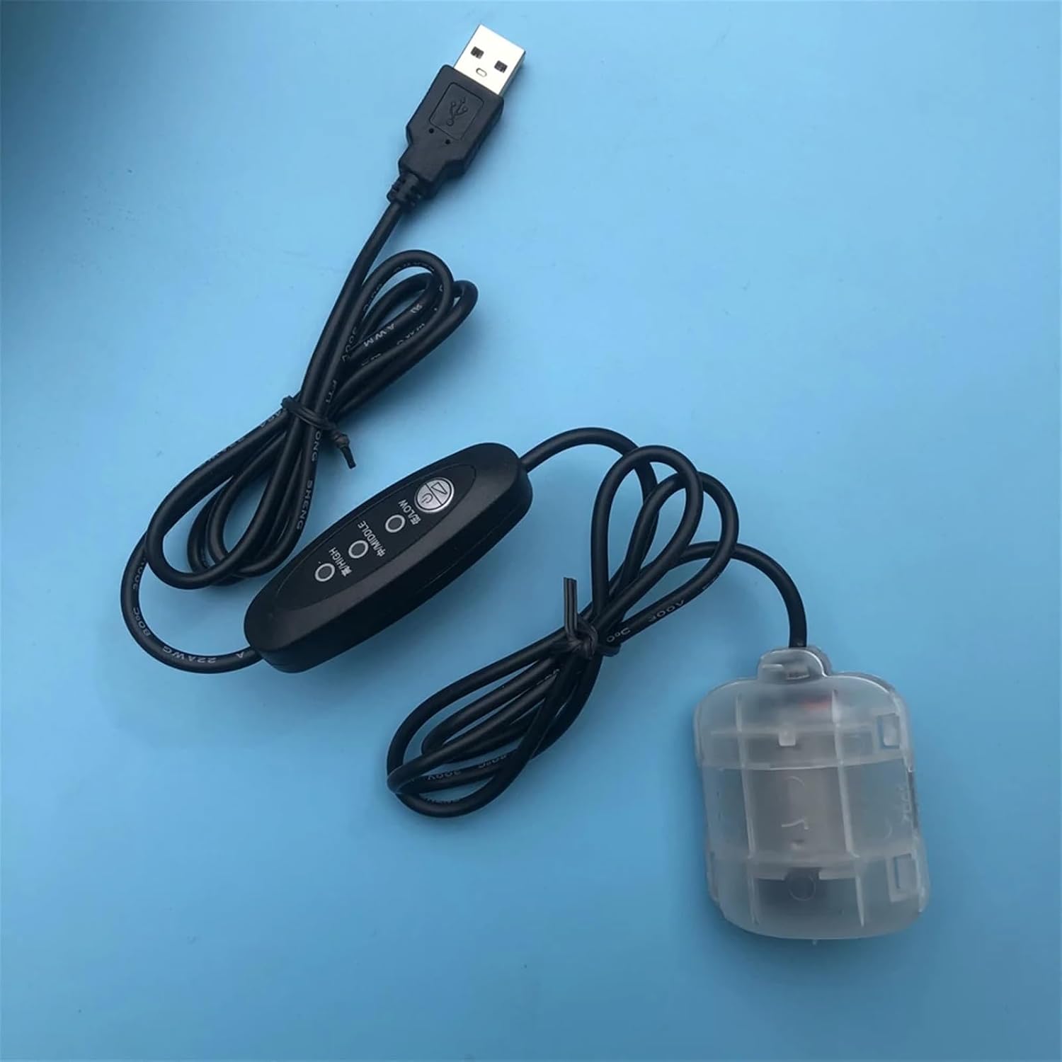 1PCS DC5V USB Charger Vibrating Motor 3 Speed Regulator 3000-4500RPM Massage Motor Frog Breeding Vibration Motor with 1m Cable