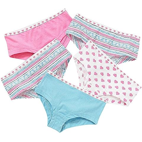 Just Essentials Girls 5 Pack Cotton Briefs Cover