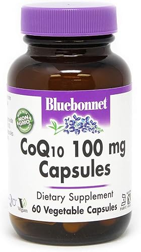 BlueBonnet Cápsulas vegetarianas CoQ-10, 100 mg, 60 unidades